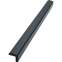 トラスコ 安心クッション　Ｌ字型　特大　１本入　ブラック TAC-145