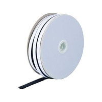 トラスコ中山 粘着付平型スポンジ 3mm×15mm×50m 黒15503 FC138HN-4429991