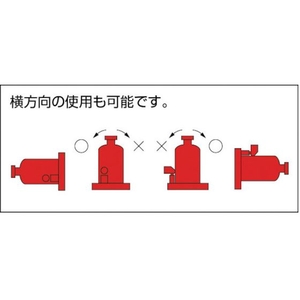 マサダ製作所 標準オイルジャッキ 30TON 大型･重量タイプ300(30)160280～440φ61 FC228HH-1098501-イメージ2