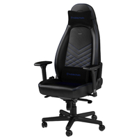 noblechairs ゲーミングチェア ICON(アイコン) ブラック/ブルー NBL-ICN-PU-BBL-SGL-ED