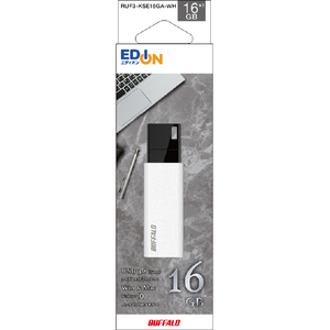 BUFFALO USB3.2(Gen1)USBメモリ ノック式 16GB オリジナル ホワイト RUF3-KSE16GA-WH BUFFALO USB3.2(Gen1)USBメモリ ノック式 16GB オリジナル ホワイト RUF3-KSE16GA-WH