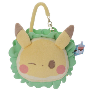 タカラトミーアーツ ポケピース/ぬいぐるみミラー(ハンバーガー風)/ピカチュウ ピカチュウ ﾎﾟｹﾋﾟ-ｽﾐﾗ-ﾊﾝﾊﾞ-ｶﾞ-ﾋﾟｶﾁﾕｳ-イメージ1