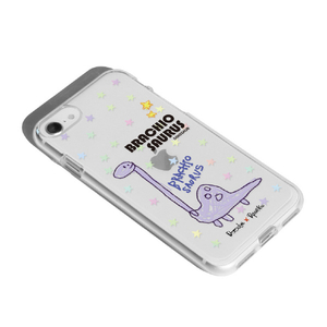 Dparks iPhone SE(第3世代)/SE(第2世代)/8/7用ソフトクリアケース DINO BRACHIOSAURUS DS22728ISE3-イメージ2