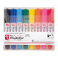 寺西化学工業 マジックインキ マジェスター 8色セット F829392-MMJ50C-8