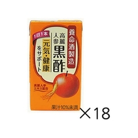 養命酒製造 高麗人参黒酢 125mL×18本 FCN1735
