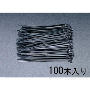 エスコ 結束バンド 耐候性 100本 300×7.6mm FCZ1136-EA475B-300-イメージ1