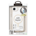 PGA iPhone 16e用MagSafe対応 エアクッションケース モカ PG-25KMA02BE