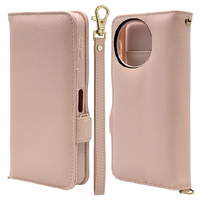 ラスタバナナ AQUOS SENSE10/9用 ハンドストラップ付き手帳型ケース ライトピンク 9248AS10BHSLPK