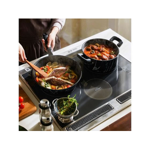 ＬＩＶ ＰＬＵＳ ベストコ フライパン 26cm ブラック 大理石柄 FCE253W-NX-132-イメージ2