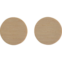 トラスコ ねじ穴用シール（ねじ穴かくし） φ１４ＭＭ 木目ヒッコリ－ １２個入 TRUSCO ねじ穴用シール NC14-MH