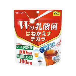 井藤漢方製薬 Wの乳酸菌 はねかえすチカラ 1.5g×20袋 FC947MS-イメージ1