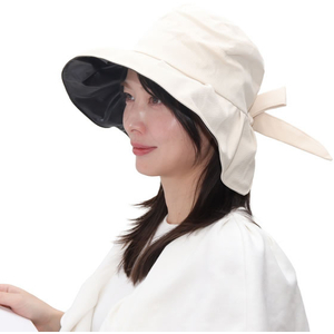 ヒラカワ 日差しを遮る帽子 アイボリー FCG912V-QT-645-イメージ3