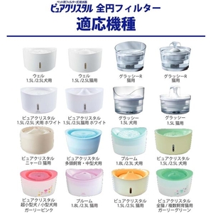 ジェックス ピュアクリスタル お口すこやかフィルター 全円 犬猫兼用 2個 FCD983M-57651-イメージ5