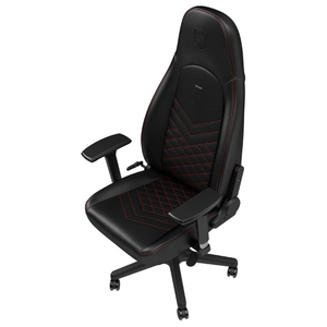 noblechairs ゲーミングチェア ICON(アイコン) ブラック/レッド NBL-ICN-PU-BRD-SGL-ED-イメージ3