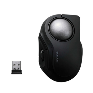 エレコム bitra USB無線/Bluetoothトラックボール [5ボタン/人差し指操作] ブラック M-MT2MRSBK-イメージ1