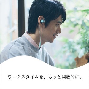 NTTソノリティ 有線イヤホン nwm Wired Coral Pink MWE006PJ-イメージ3