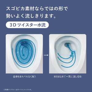 パナソニック 「標準工事＋引取料金込み」 トイレ(手洗いなし) オリジナル NewアラウーノV SE(本体+リモコン+便座+配管キット)床排水 排水芯マルチ ホワイト XCH301SEMWS-イメージ13