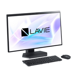 NEC 27型高性能デスクトップ e angle select LAVIE A27 ファインブラック PC-A2795LAB2-E6-イメージ2