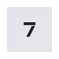 アイマーク ステンシル 7 文字サイズ50×40mm FC142JA-4341261
