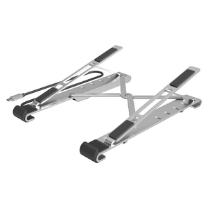 グリーンハウス 6in1 スタンド一体型ドッキングステーション シルバー GH-MHC6B-SV-イメージ2