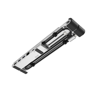 グリーンハウス 6in1 スタンド一体型ドッキングステーション シルバー GH-MHC6B-SV-イメージ6