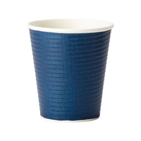 サンナップ エンボスカップ ダークブルー 210mL 50個 FC011ST-C2150EDBFS