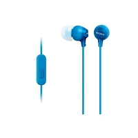 SONY 密閉型インナーイヤーヘッドフォン ブルー MDR-EX15APLI