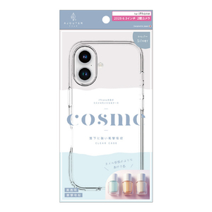 トリニティ ajouter アジュテ iPhone 17用[COSME] フルカバーTPUケース シルバーリング AJ-IP25M2-CO-CLSV-イメージ1