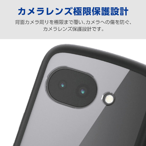 エレコム Google Pixel 10a用TOUGH SLIM LITE フレームカラー 極限 ブラック PM-P261TSLFCKBK-イメージ4