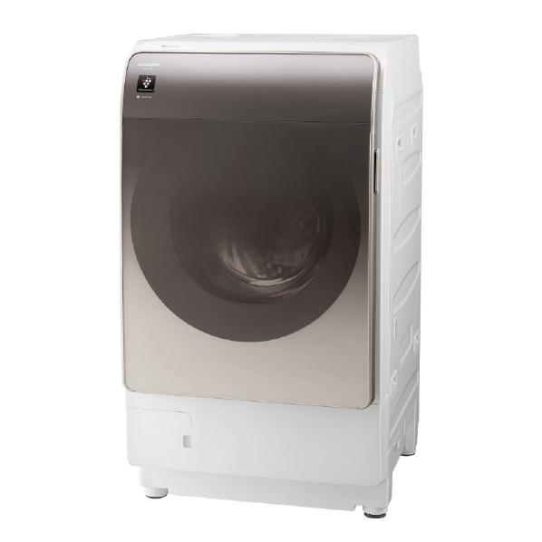 シャープ 【左開き】11.0kgドラム式洗濯乾燥機 アッシュゴールド ESV11BNL 0kg 左開き