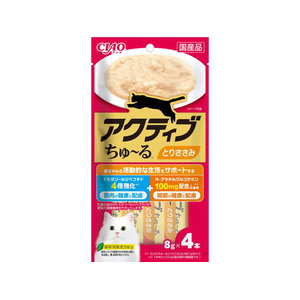 いなば アクティブちゅーる とりささみ 4本 FCJ199C-イメージ1