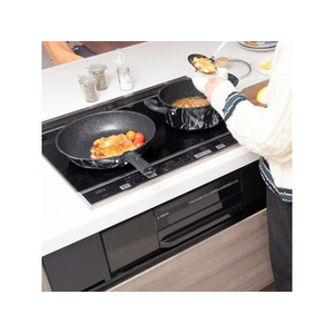 ＬＩＶ ＰＬＵＳ ベストコ フライパン 28cm ブラック 大理石柄 FCE254W-NX-133-イメージ2