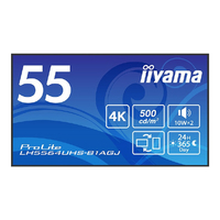 マウスコンピューター 55型4K VA方式デジタルサイネージディスプレイ iiyama ブラック LH5564UHS-B1AGJ