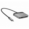 j5 create USB-C デュアルHDMIアダプター スペースグレー/ブラック JCA465