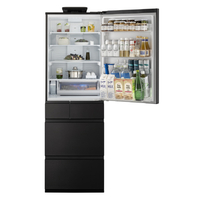 パナソニック NR-E46CV1-K 【右開き】457L 5ドア冷蔵庫 ヘアライン