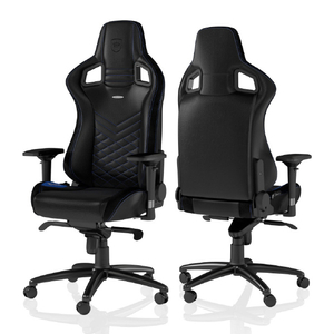 noblechairs ゲーミングチェア EPIC(エピック) ブラック/ブルー NBL-PU-BLU-003-ED-イメージ1