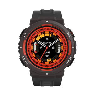 Amazfit スマートウォッチ Active Edge ラバブラック SP170067-C205 Amazfit スマートウォッチ Active Edge ラバブラック SP170067-C205