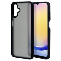 ラスタバナナ GALAXY A25 5G用RHINOX ハイブリッドケース TPU×アクリル ブラック×フロストブラック 8723GA25HABKFB