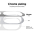elago DUST GUARD for AirPods Pro Matte Space Grey EL_APPDGBSDT_GY-イメージ3