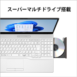 富士通 ノートパソコン LIFEBOOK AHシリーズ プレミアムホワイト FMVA43H2W-イメージ12