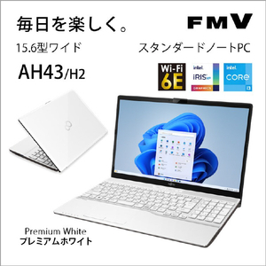 富士通 ノートパソコン LIFEBOOK AHシリーズ プレミアムホワイト FMVA43H2W-イメージ4