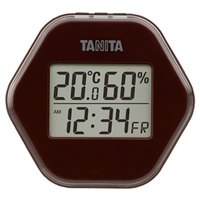 タニタ デジタル温湿度計 ブラウン TT573BR
