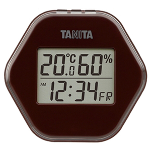 タニタ デジタル温湿度計 ブラウン TT573BR タニタ デジタル温湿度計 ブラウン TT573BR