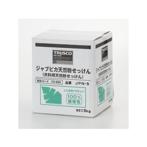 トラスコ中山 ジャプピカ天然粉せっけん 5kg (1個=1箱) FC934JE-1759264-イメージ1