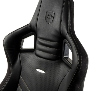 noblechairs ゲーミングチェア EPIC(エピック) ブラック/ゴールド NBL-PU-GOL-003-ED-イメージ2