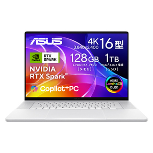 ASUS ノートパソコン H7607BA ネオホワイト H7607BA-NX1281WHP-イメージ1