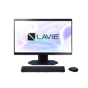 NEC 23．8型高性能デスクトップ e angle select LAVIE A23 ファインブラック PC-A2355LAB2-E6-イメージ1