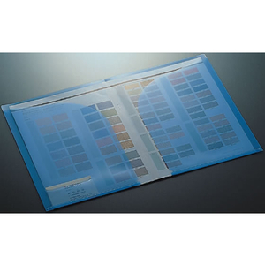 コクヨ クリヤーホルダー〈ポケット2〉PP A4(A3・二つ折り) 青 5冊 F818060-ﾌ-T755B-イメージ5