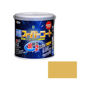 アサヒペン 水性スーパーコート 0.7L ハーベストイエロー FC441NS-イメージ1