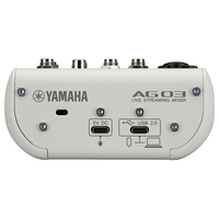 【4日前に購入】AG03 МK2 おまけつき ヤマハ AG03MK2W 3チャンネル ライブストリーミングミキサー